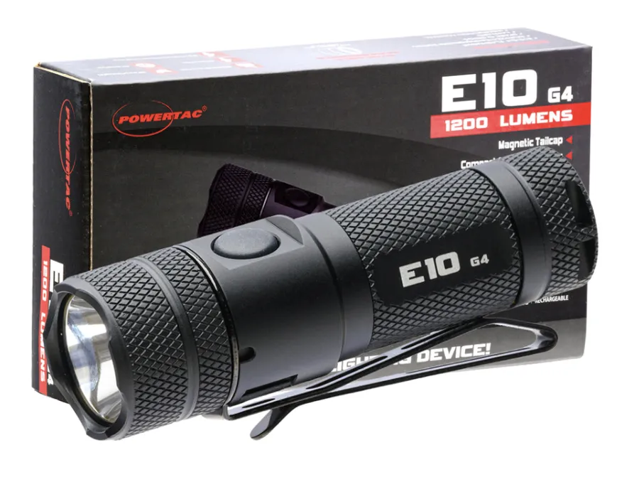 E10-G4 1,200 LUMEN MAGNETIC TAIL CAP EDC FLASHLIGHT