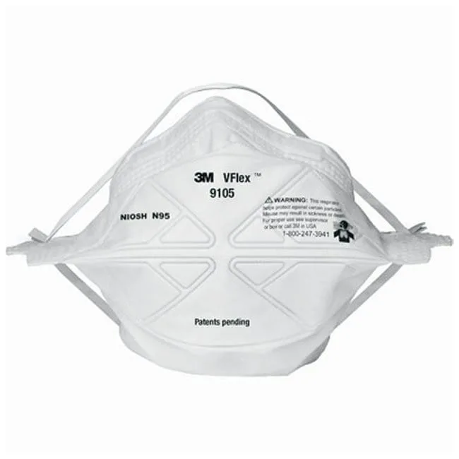 3M VFlex N95 Respirator Masks Model 9105