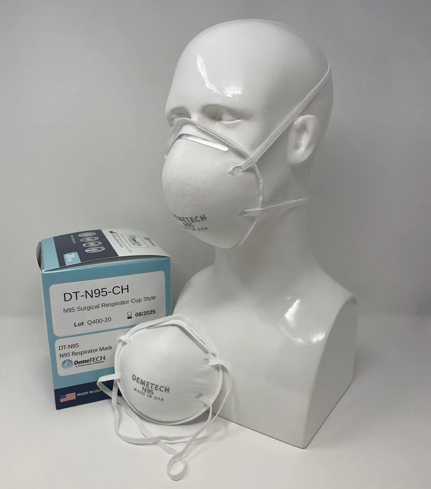 DemeTECH N95 Respirator CUP Style