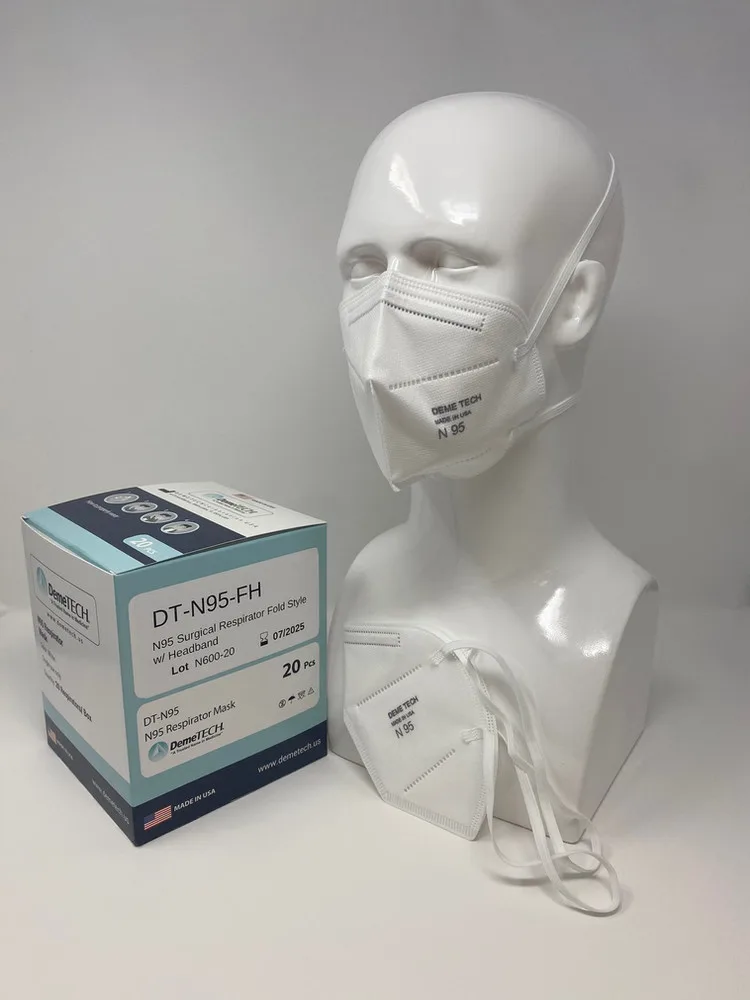 DemeTECH N95 Respirator FOLDED Style