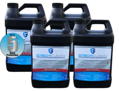 GTech Clean 1 Gallon Sanitizer 4-Pack
