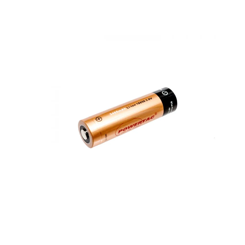 Powertac 18650 Single Battery (3400 mAh)