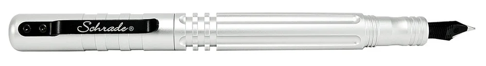 Schrade Tactical Fountain Pen w/ Ball Point Silver